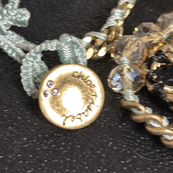 Chloe and Isabel Glass Bead Chain Multi Wrap Bracelet Green - Picture 3 of 7